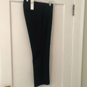 Ann Taylor Ankle Length Navy Pants. Size 4- new with tags,